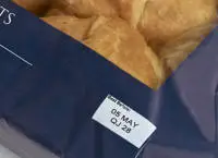 Thermal transfer coding on food packet