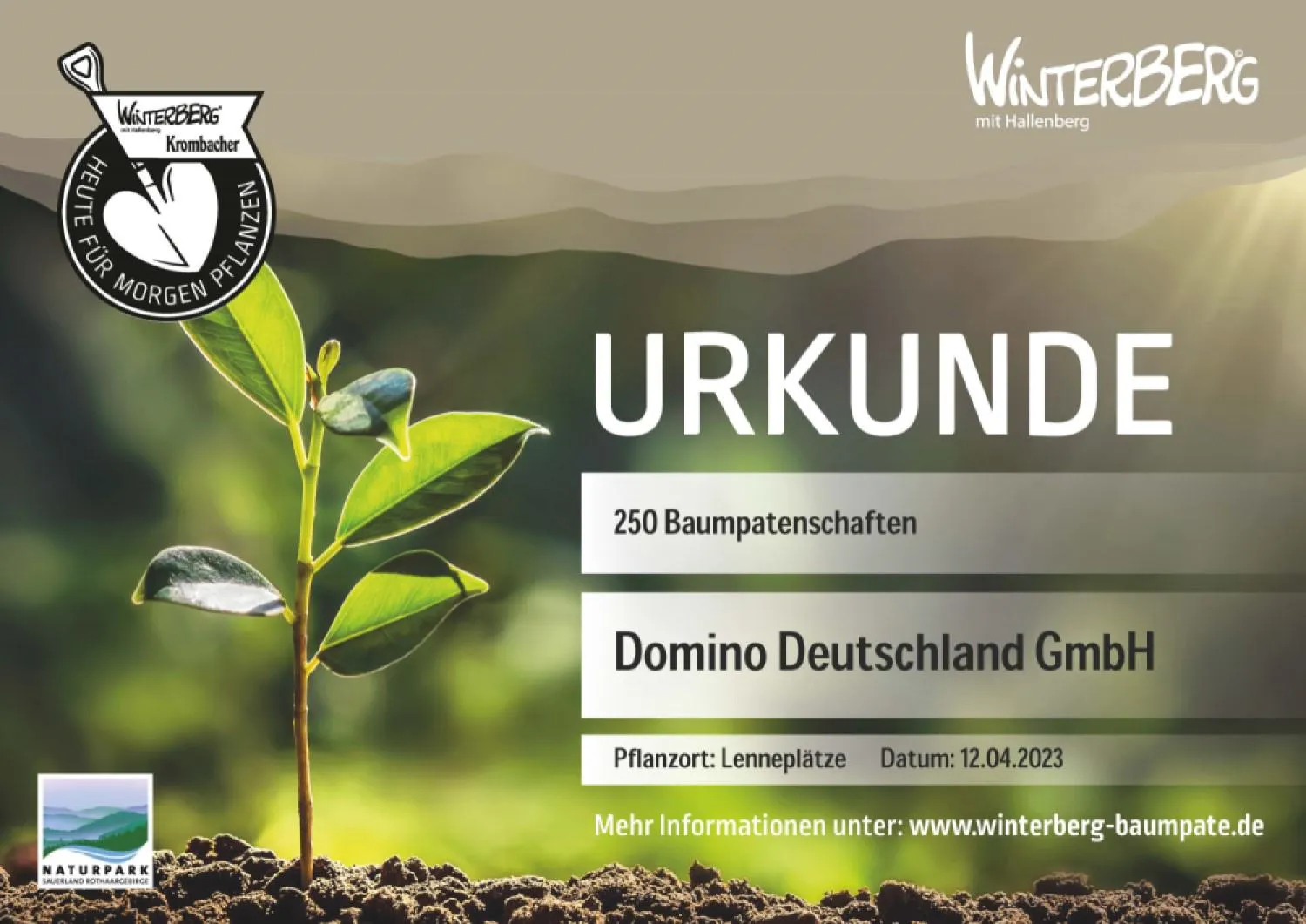 2023-DE-Urkunde_Domino GmbH