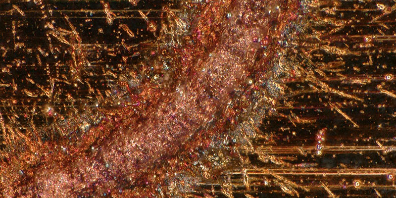 Copper foil coding closer image